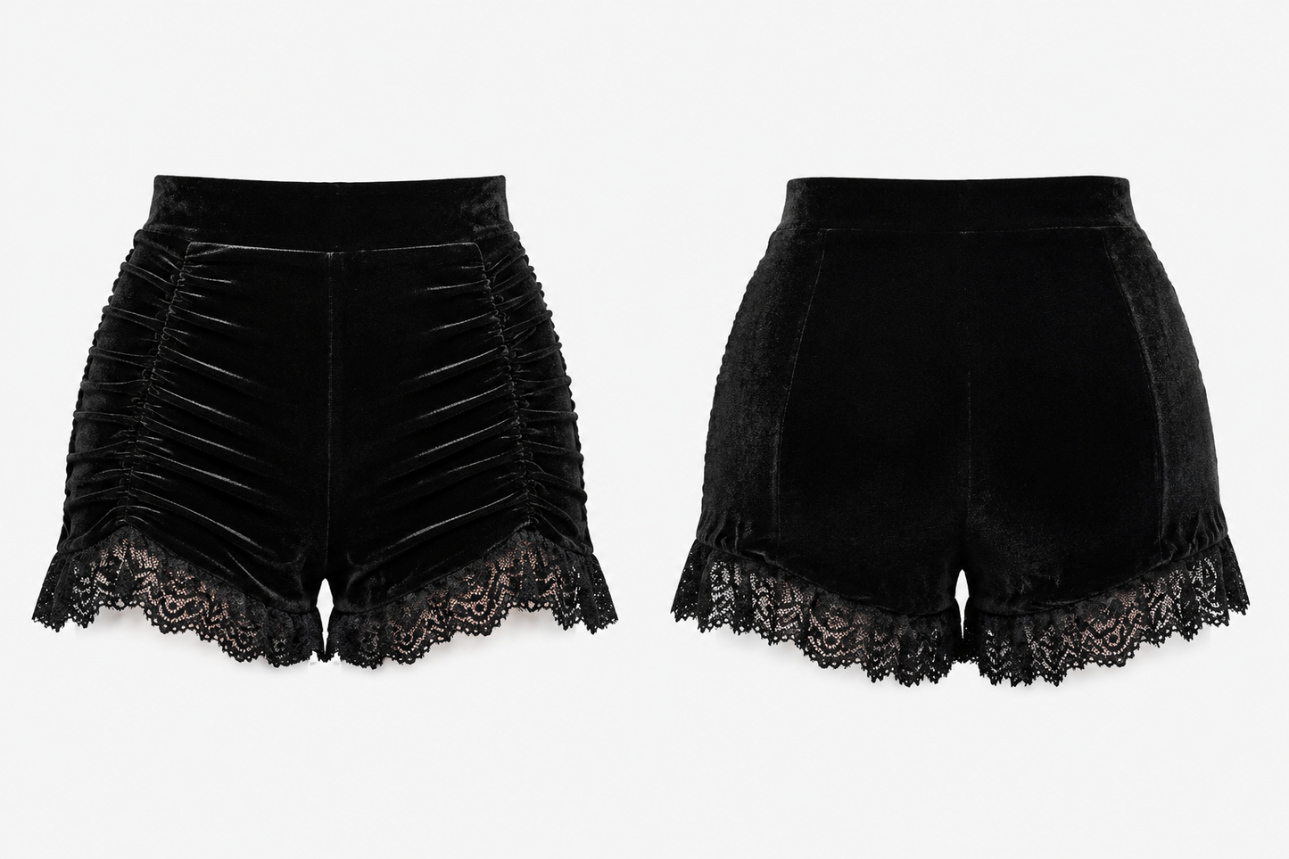 SHORT NOIR VELVET NIGHT