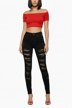 SLIMA JEANS NOIR
