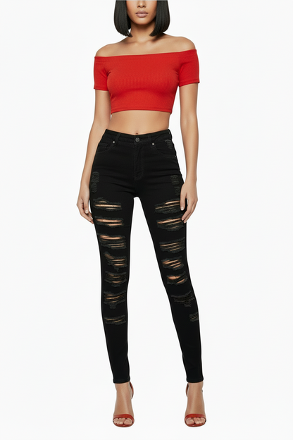 SLIMA JEANS NOIR