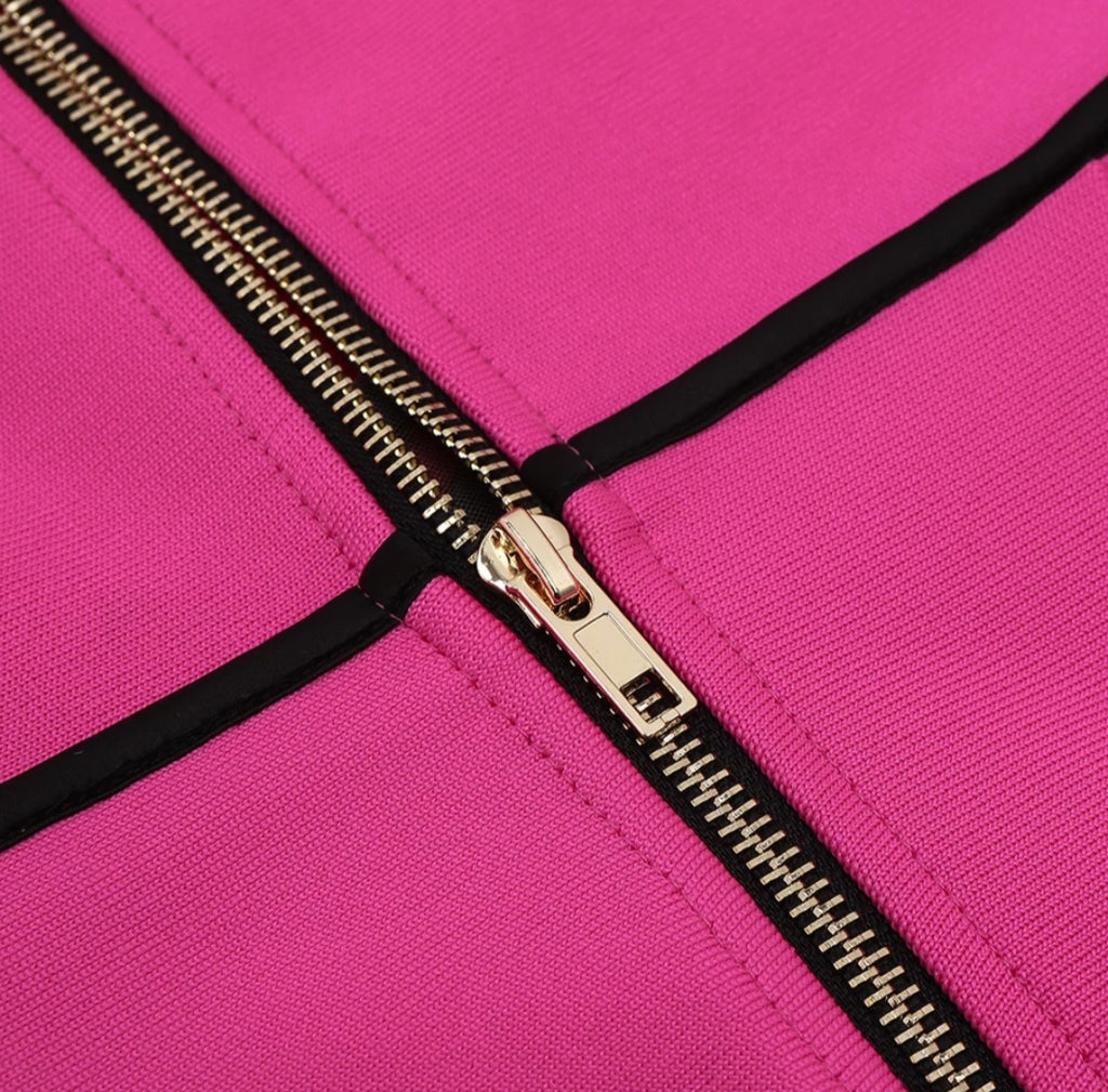 ROBE ASYMÉTRIQUE MULTICOLORES AMADELEINA
