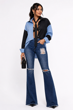 JEANS BLEU DESTROY – EVERYDAY FIT AMADELEINA