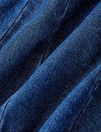 MINI JUPE DENIM BLEU ÉVASÉE