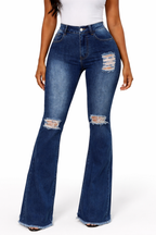 JEANS BLEU DESTROY – EVERYDAY FIT AMADELEINA