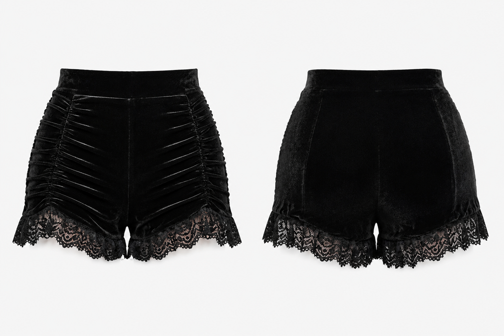 SHORT NOIR VELVET NIGHT