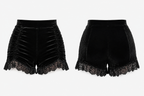 SHORT NOIR VELVET NIGHT