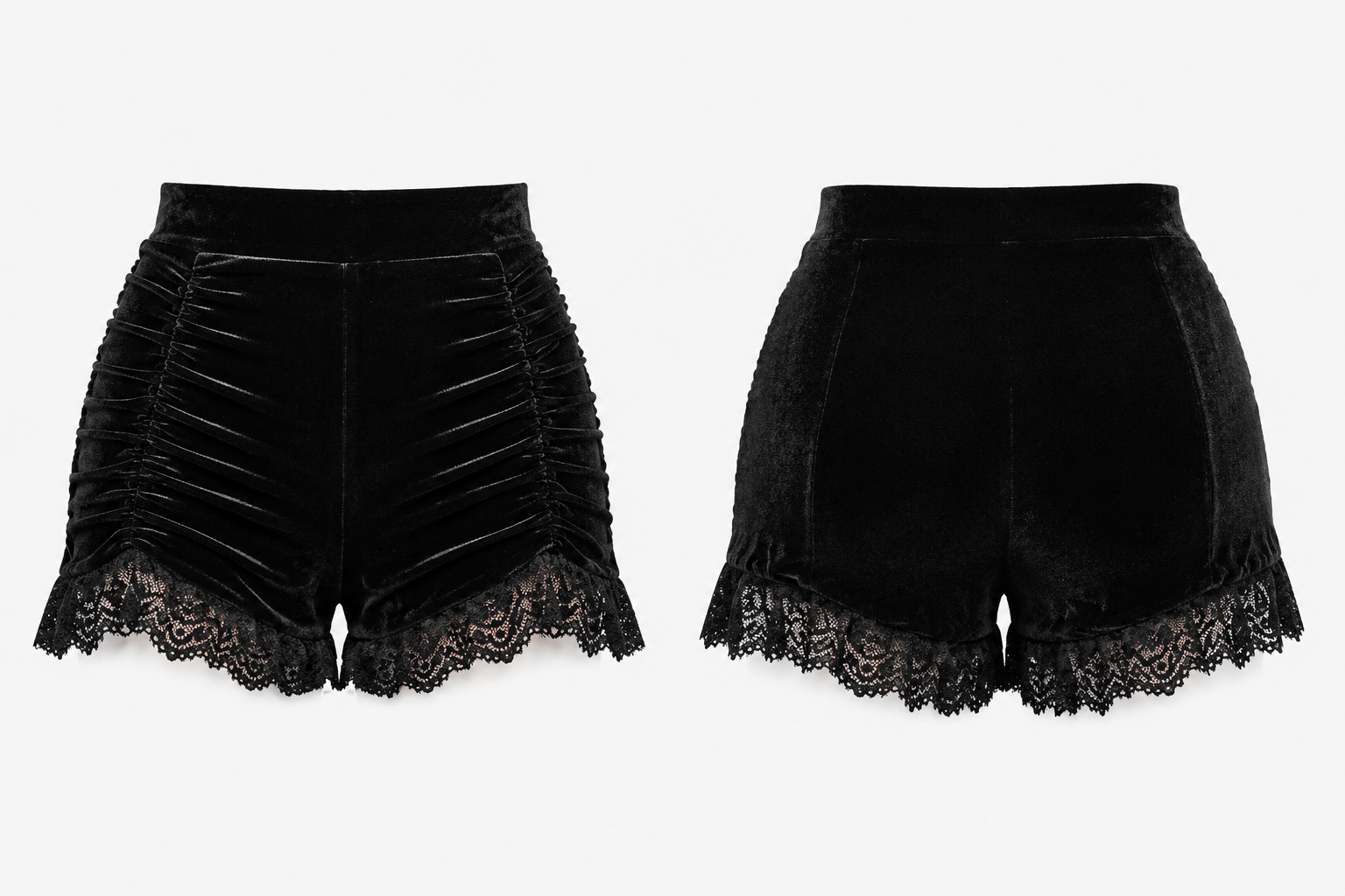 SHORT NOIR VELVET NIGHT