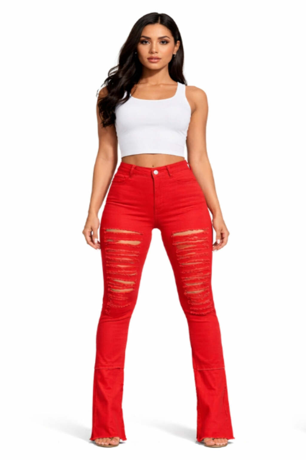 JEAN FLARE ROUGE INTENSE AMADELEINA