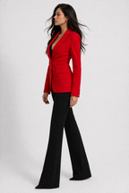 BLAZER ROUGE  DOS-NU  POWER EDITION AMADELEINA