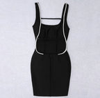 ROBE MINI  NOIRE DOS BIJOU AMADELEINA