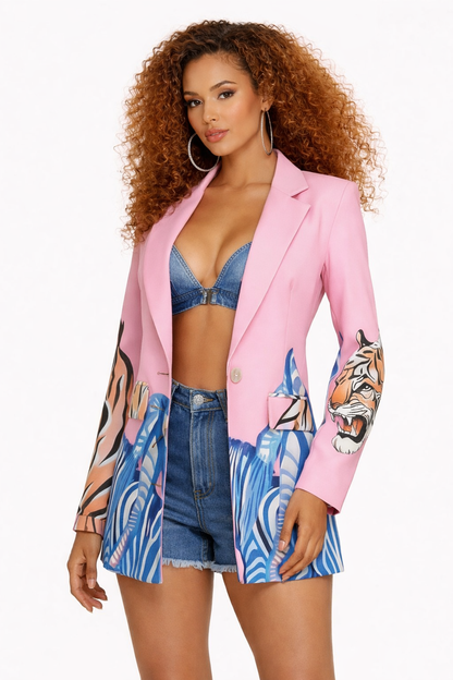BLAZER ROSE Graphic Tiger