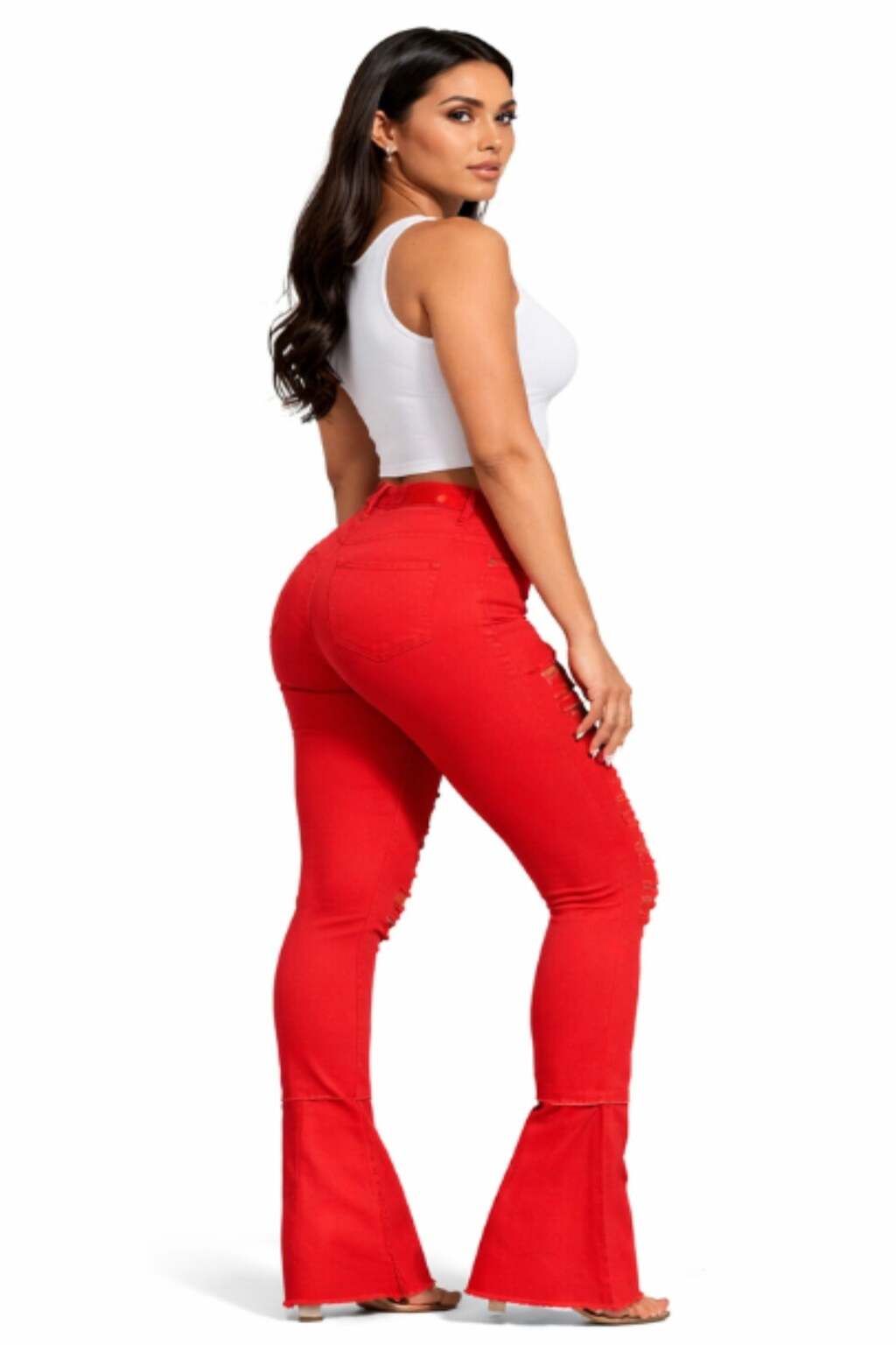 JEAN FLARE ROUGE INTENSE AMADELEINA