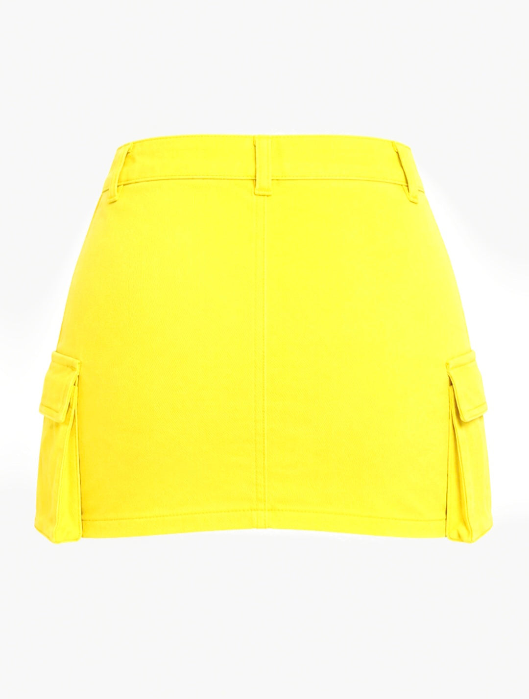 MINI-JUPE JEANS CITRON AMADELEINA