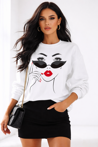 Pull Iconique Regard Parisien — Blanc Signature