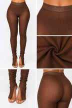 PANTALON  SECONDE PEAU TRANSPARENT - AMADELEINA