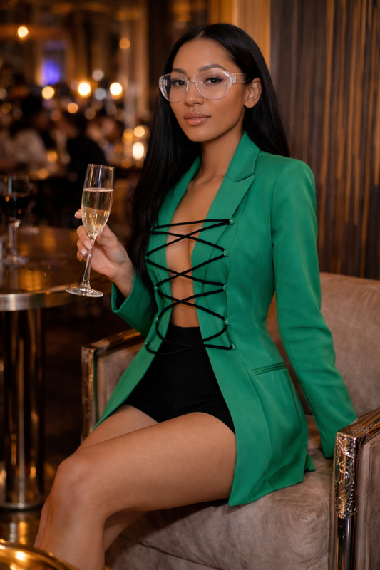 BLAZER  LACETS