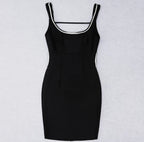 ROBE MINI  NOIRE DOS BIJOU AMADELEINA