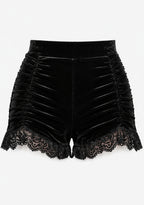 SHORT NOIR VELVET NIGHT