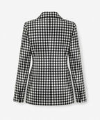BLAZER ICONIC CHECK CARRELÉ NOIR/BLANC
