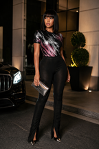 PANTALON  SECONDE PEAU TRANSPARENT - AMADELEINA