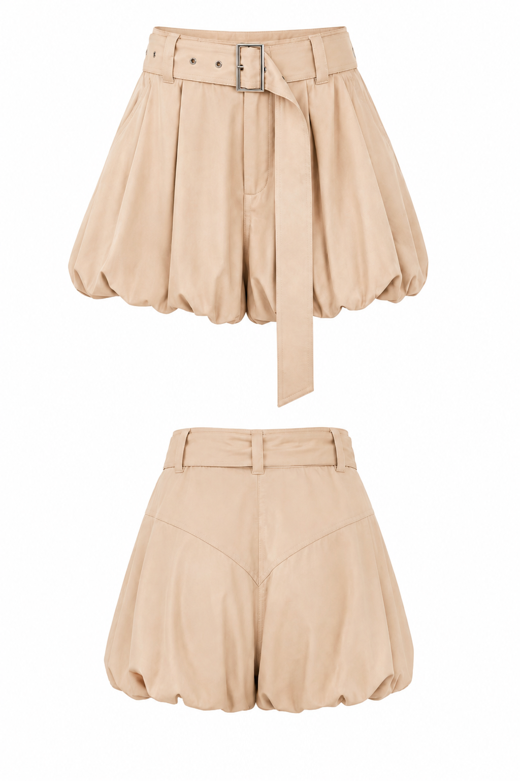 SHORT BOUFFANT  NUDE - AMADELEINA