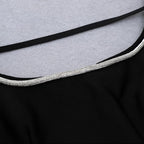 ROBE MINI  NOIRE DOS BIJOU AMADELEINA