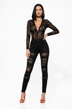 SLIMA JEANS NOIR