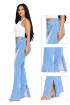 JEANS BLEU OPEN BACK AMADELEINA